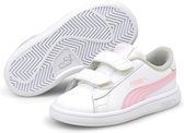 Puma Sneakers - Maat 22 - Unisex - wit - roze