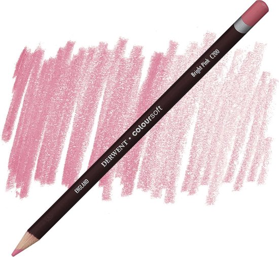 Derwent Coloursoft potlood Bright Pink C200