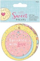 Cadeaulabels - Feest - Sweet treats - 20 stuks
