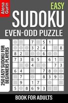 Easy Sudoku Even-Odd Puzzle Book for Adults