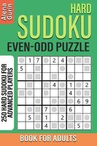 Hard Sudoku Even-Odd Puzzle Book for Adults