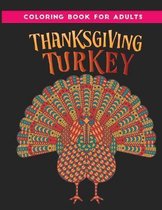 coloring book for adults thanksgiving turkey