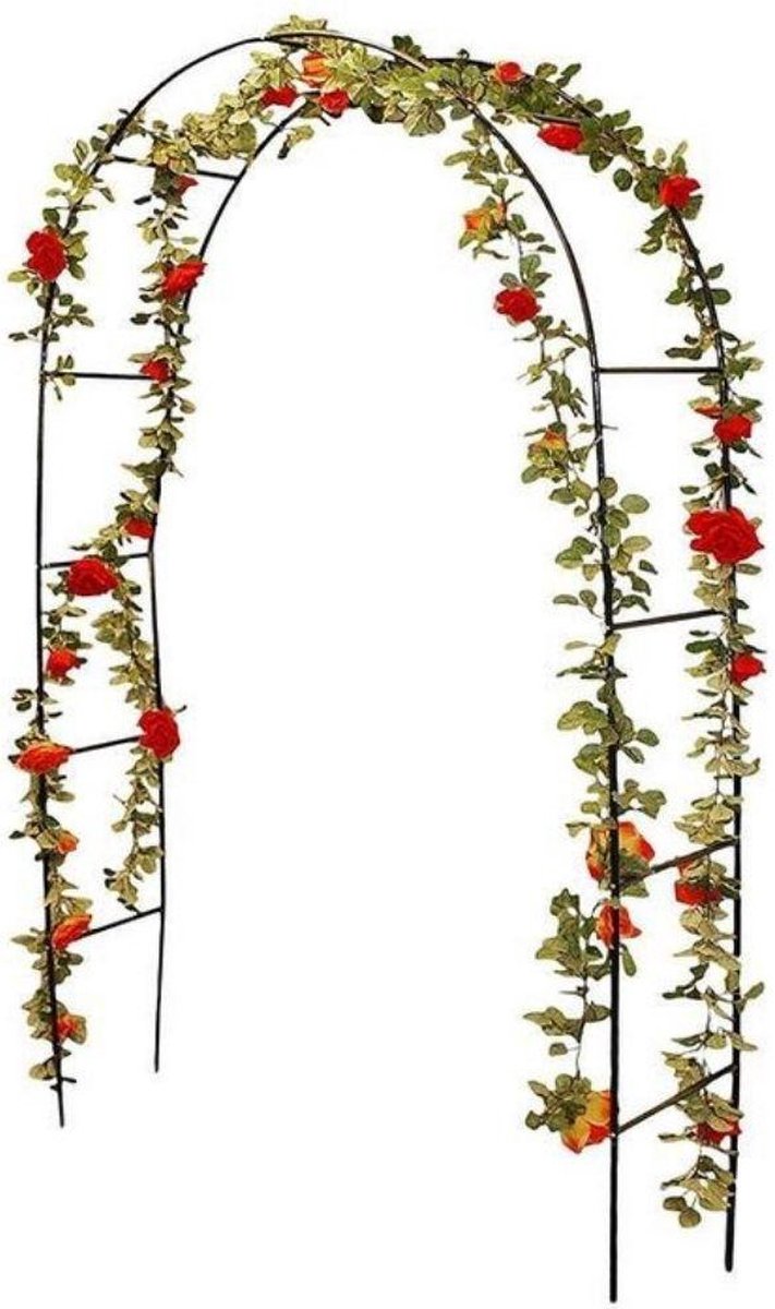 Pro Garden Rozenboog - Tuindecoratie - 240 x 140 cm - Metalen Frame