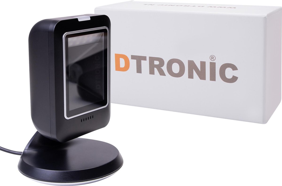DTRONIC DT3163 barcodescanner – USB tafelscanner – QR & 1D – Plug & Play – Voor PC, Mac & Android