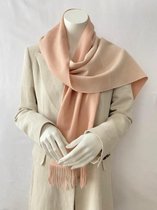 Antonia Wildenberg - NUPTSE coconut/peach - 100% Kasjmier / Cashmere - 30*180 | 130gr.