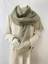 Antonia Wildenberg - ANNAPURNA sage - 100% Kasjmier / Cashmere - 100*230 | 55gr.