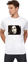 T-shirt Bob Marley - T-shirt - Wit - Maat XXL
