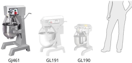 Buffalo planetaire mixer 29L van Buffalo — afbeelding 4