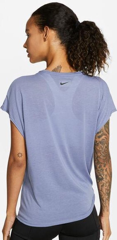 Nike Dri-Fit SS shirt dames lila | bol.com