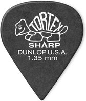 Dunlop Tortex Sharp Pick 1.35 mm 6-pack plectrum