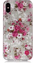 Apple iPhone Xr Hoesje - Mobigear - Design Serie - TPU Backcover - Rozen - Hoesje Geschikt Voor Apple iPhone Xr