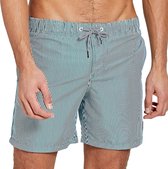 Shiwi - Zwembroek Strepen Groen - Regular-fit - Broek Heren maat XL