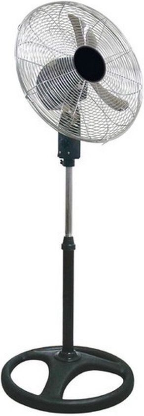 Statiefventilator 45 cm metaal 75W – 3 snelheden, oscillatie, verstelbaar hoogte – Evolar EVO-18SP