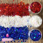 GetGlitterBaby Chunky Festival Glitters Huid Lijm - Gezicht en Lichaam - Face and Body Glitter Glue Huidlijm met Kwast