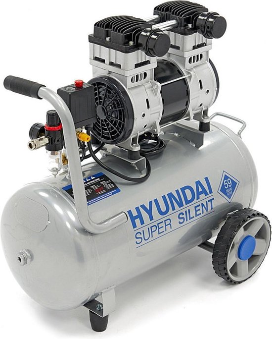 Octrooi Marxistisch cultuur Hyundai 50 Liter Professionele Low Noise Compressor | bol.com