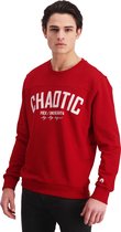 FnckFashion Heren Sweater CHAOTIC "Limited Edition" Rood Maat XL