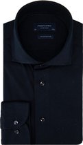 Profuomo - Knitted Jersey Overhemd Navy - 37 - Heren - Slim-fit