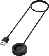 Voor Huawei Watch GT 2 Pro / GT 2 ECG / GT 2 Porsche Ver USB magnetische oplaadkabel, lengte: 1 m, stijl: een stuk (zwart)