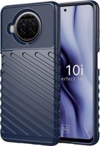 Voor Xiaomi Mi 10i 5G Thunderbolt schokbestendig TPU beschermend hoesje (blauw)