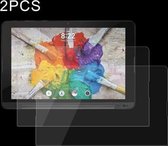 2 STUKS voor LG G Pad III 10.1 inch 9H Oppervlaktehardheid Gehard Glas Screen Protector