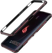 Voor ASUS ROG Phone 3 ZS661KS Aluminium schokbestendig beschermend bumperframe (zwart rood)