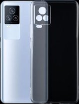 Voor vivo iQOO 7 0,75 mm ultradunne transparante TPU zachte beschermhoes