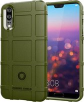 Volledige dekking schokbestendig TPU-hoesje voor Huawei P20 (groen)