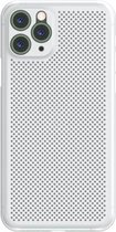 Voor iPhone 11 Pro Max TOTUDESIGN Soft Fibre-serie schokbestendige PP-beschermhoes (wit)