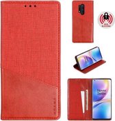 Voor OnePlus 8 Pro MUXMA MX109 horizontale flip lederen tas met houder en kaartsleuf en portemonnee (rood)