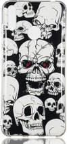 Red Eye Ghost Pattern Noctilucent TPU Soft Case voor Huawei Enjoy 9