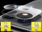 Voor iPhone 11 9D Transparante achteruitrijcamera Lensbeschermer Combinatiepakketten van gehard glasfilm