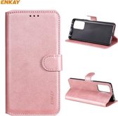 Voor Xiaomi Redmi Note 10 Pro / Note 10 Pro Max ENKAY Hat-Prince Horizontale flip PU lederen tas met houder & kaartsleuven & portemonnee (roze)