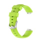 Voor Fitbit Inspire 2 TPE vervangende horlogeband, maat: L (limoengroen)