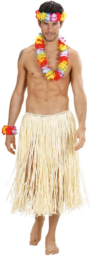 🌺 Falda Hawaiana Widmann De 55 Cm, Color Surtido, Ideal Para Carnaval, Fiestas Temáticas Y Disfraces