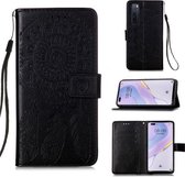 Voor Huawei Nova 7 Pro 5G Dream Catcher Afdrukken Horizontale Flip Leren Case met Houder & Kaartsleuven & Portemonnee & Lanyard (Zwart)