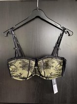 Panache Masquerade Lingerie Antoinette BH - zwart pistache - maat E80