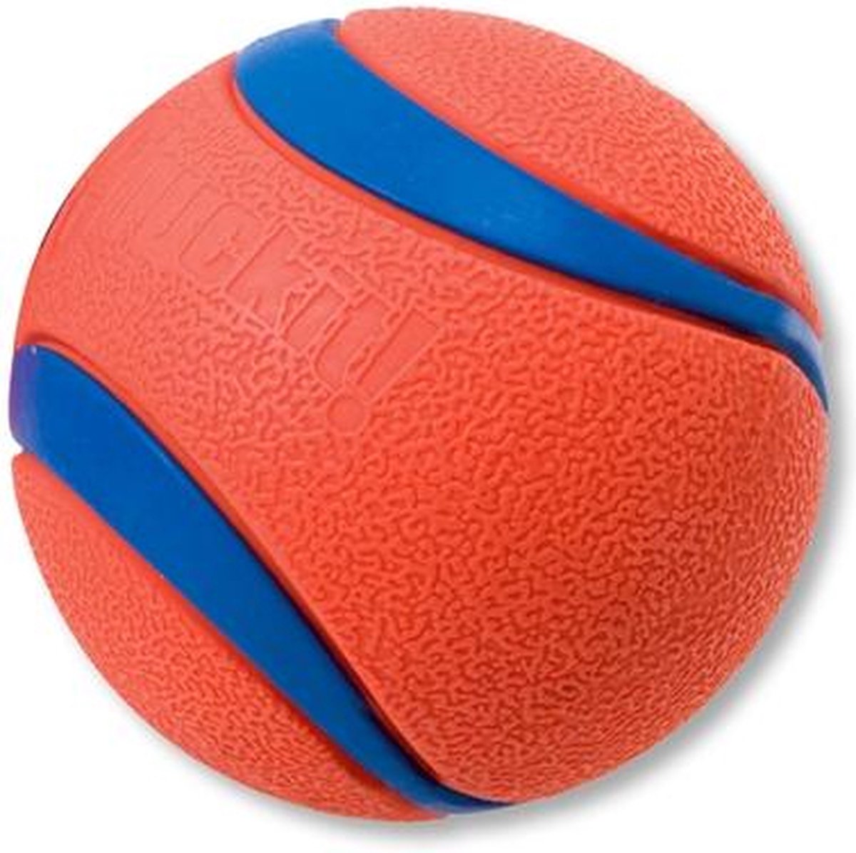 Chuckit! Ultra Ball – Hondenspeelgoed – Hondenbal – Apporteerspeelgoed – S – Ø 5 cm – Oranje/Blauw - 2 Stuks thumbnail 2