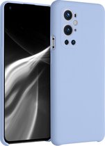 kwmobile telefoonhoesje voor OnePlus 9 Pro - Hoesje met siliconen coating - Smartphone case in mat lichtblauw