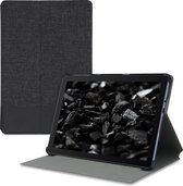 kwmobile hoes voor Huawei MatePad T10 / T10s - Slanke tablethoes met standaard - Tablet cover in antraciet / zwart