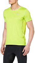 Odlo Active Hardloopshirt heren, groen-geel
