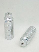 Haro 94302 Axle pegs voetsteun met draad chrome set