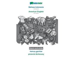 Bahasa Indonesia - American English, kamus gambar, BW