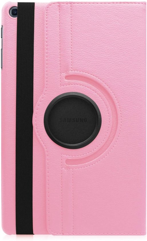 Geschikt voor Samsung Gallaxy Tab A7 10.4 Hoes bookcase - (2020/2022) - 360 draaibare - LIcht Rose