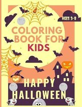Happy Halloween Coloring book For Kids Ages 3-8
