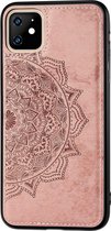 Apple iPhone 11 Hoesje - Mobigear - Mandala Serie - Hard Kunststof Backcover - Roségoud - Hoesje Geschikt Voor Apple iPhone 11