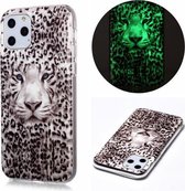 Voor iPhone 11 Pro Luminous TPU zachte beschermhoes (Leopard Tiger)