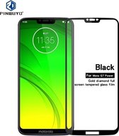 PINWUYO 9H 2.5D Full Glue Gehard Glas Film voor Moto G7 power