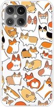 Voor iPhone 12 Pro Max Pattern TPU-beschermhoes, kleine hoeveelheid aanbevolen voor lancering (veel Corgi)