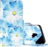 Voor Galaxy S9 Orchid Patroon Horizontaal Flip Leren Case met houder & kaartsleuven en portemonnee