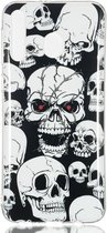 Red Eye Ghost Pattern Noctilucent TPU Soft Case voor Galaxy M30